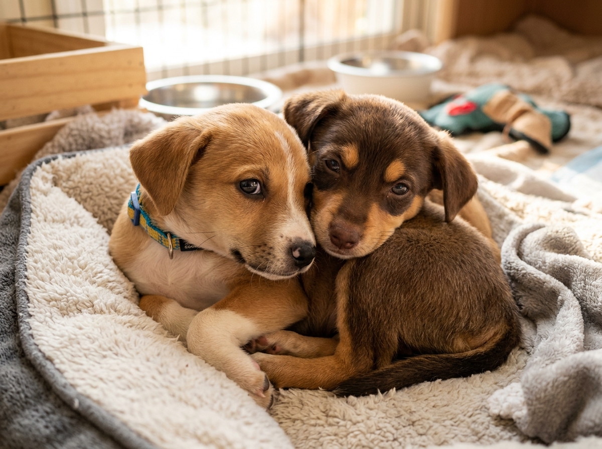 Golu and Molu - Rescued Indie Puppy Pair ready for adoption